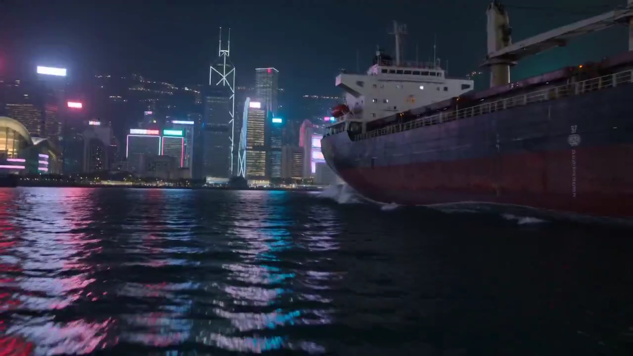 Midnight Leap: Tactical Speedboat Defies Limits Amid Hong Kong Skyline