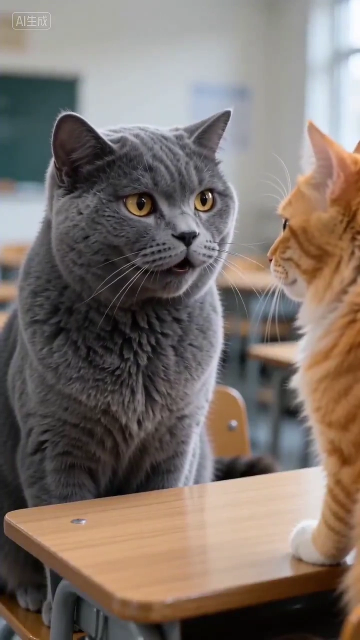 Lighthearted Classroom Scene with Surprising Punchline and Genuine Reactions