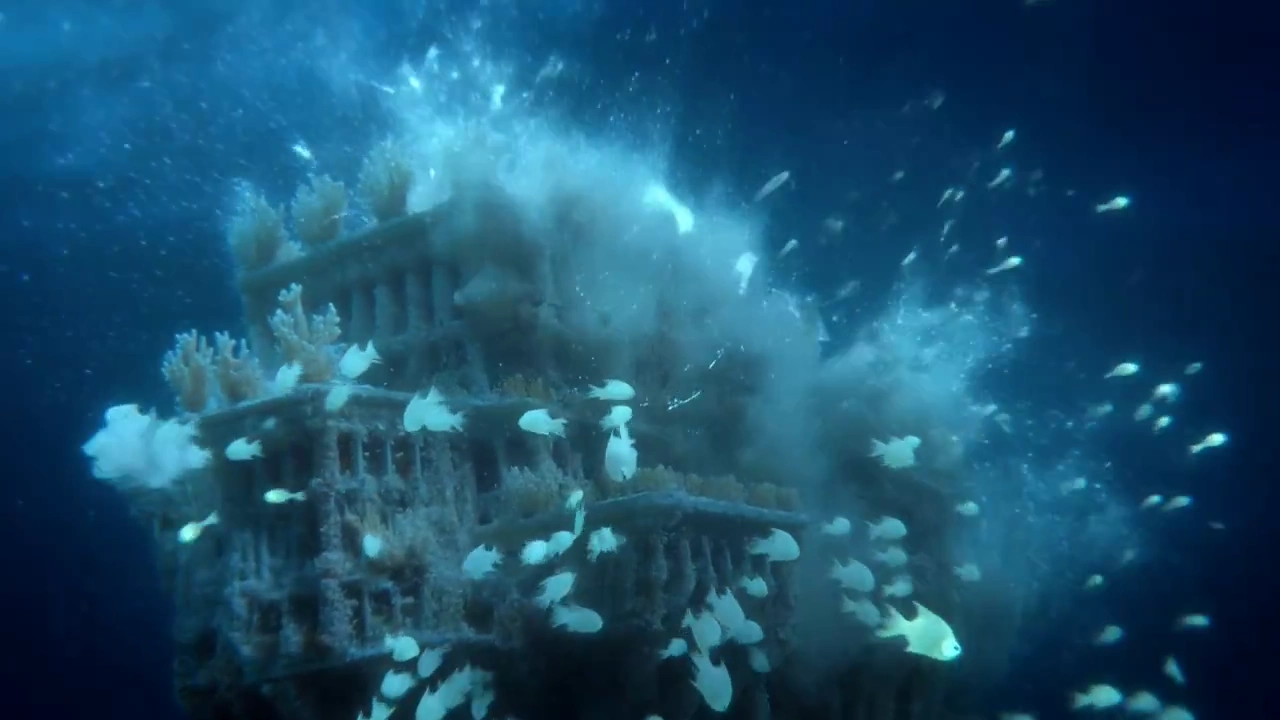 The Shattered Coral Palace and the Hidden MIRAGE Beneath the Waves