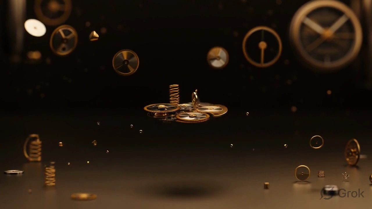 Chaos Meets Calm: Floating Parts Forge a Flawless Rolex