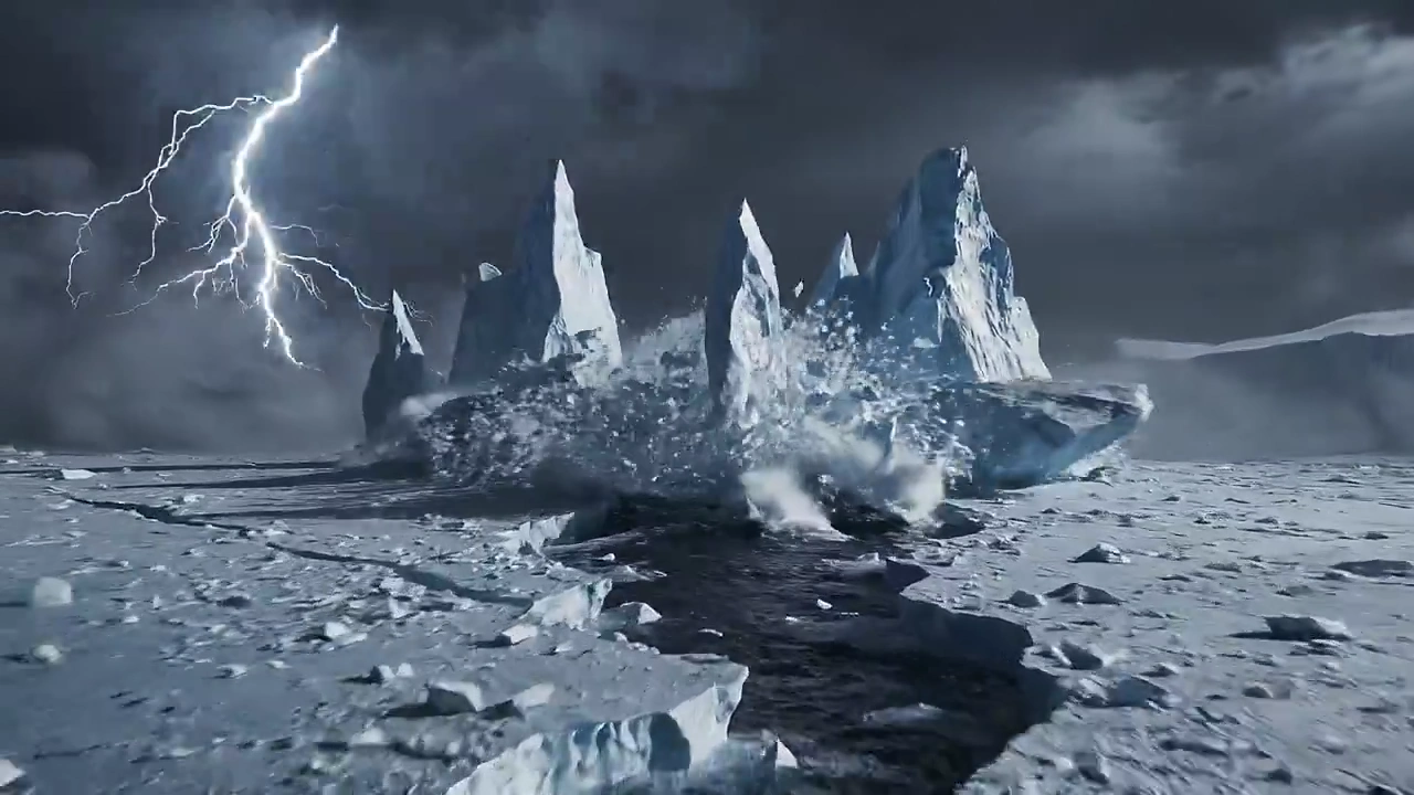 The Ice Splits Open: FRACTURE Emerges Amid Storm and Lightning