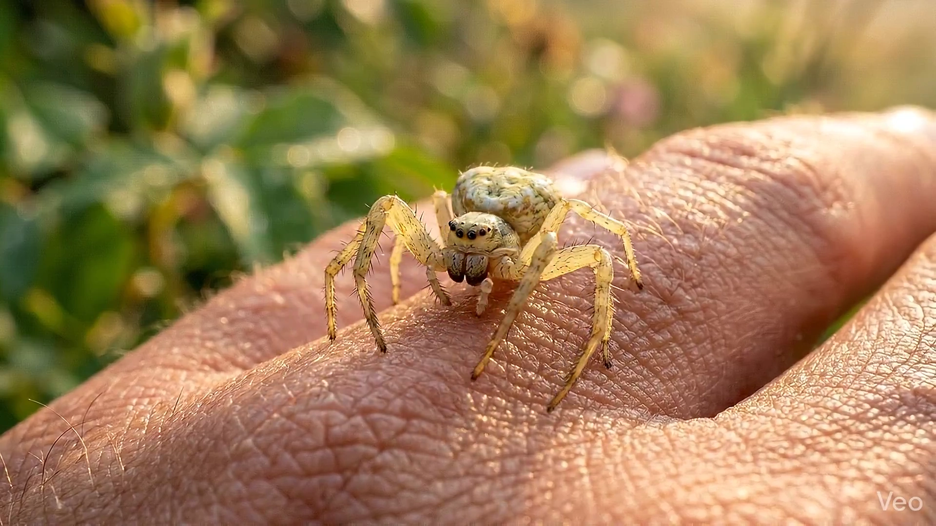 Animating Nature: A Close-Up Journey with a Crab Spider’s Graceful Dance