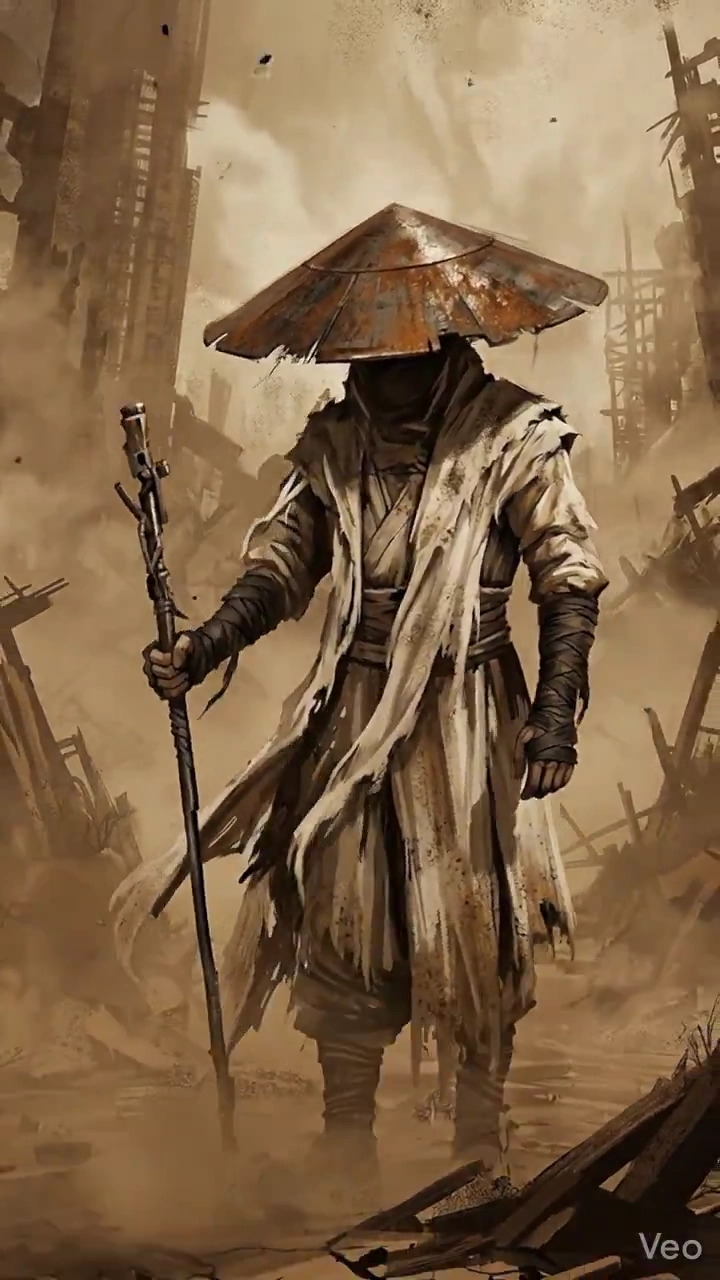 Silhouettes of Decay: Crafting a Deserted Future with Digital Art