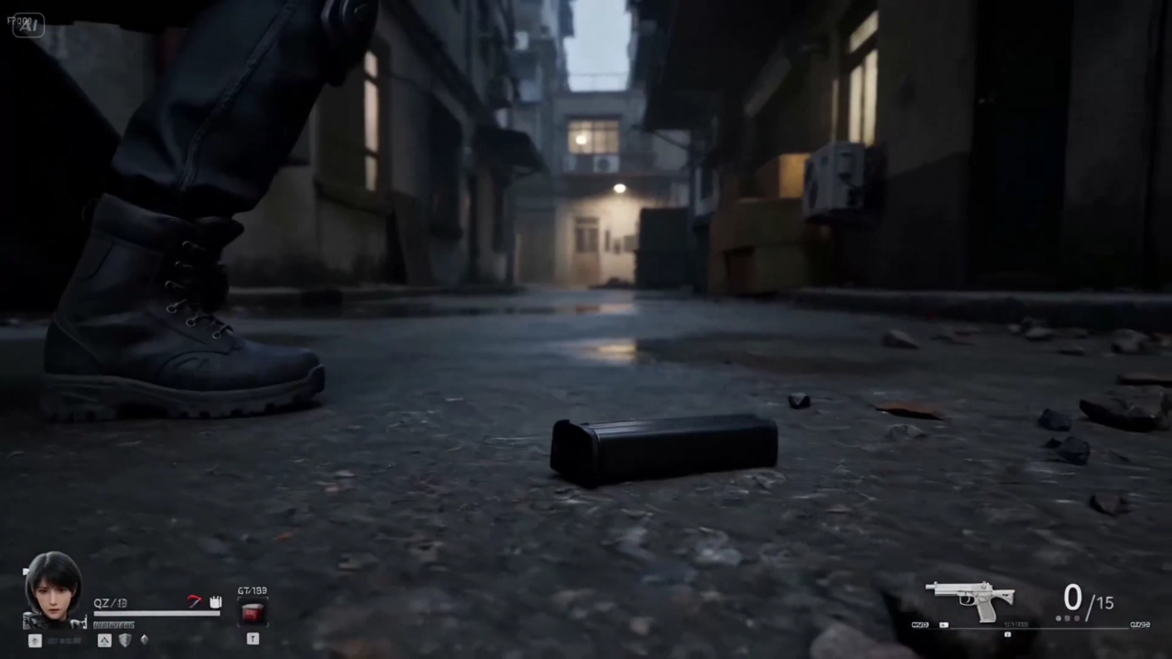 Behind the Scenes of Tactical Reloads and Zombie Ambushes in a Futuristic Urban Alley