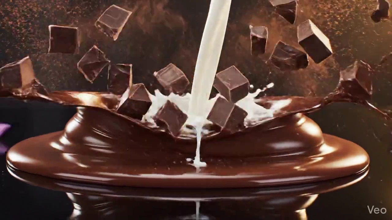 Whispers echo through a swirl of milk and chocolate