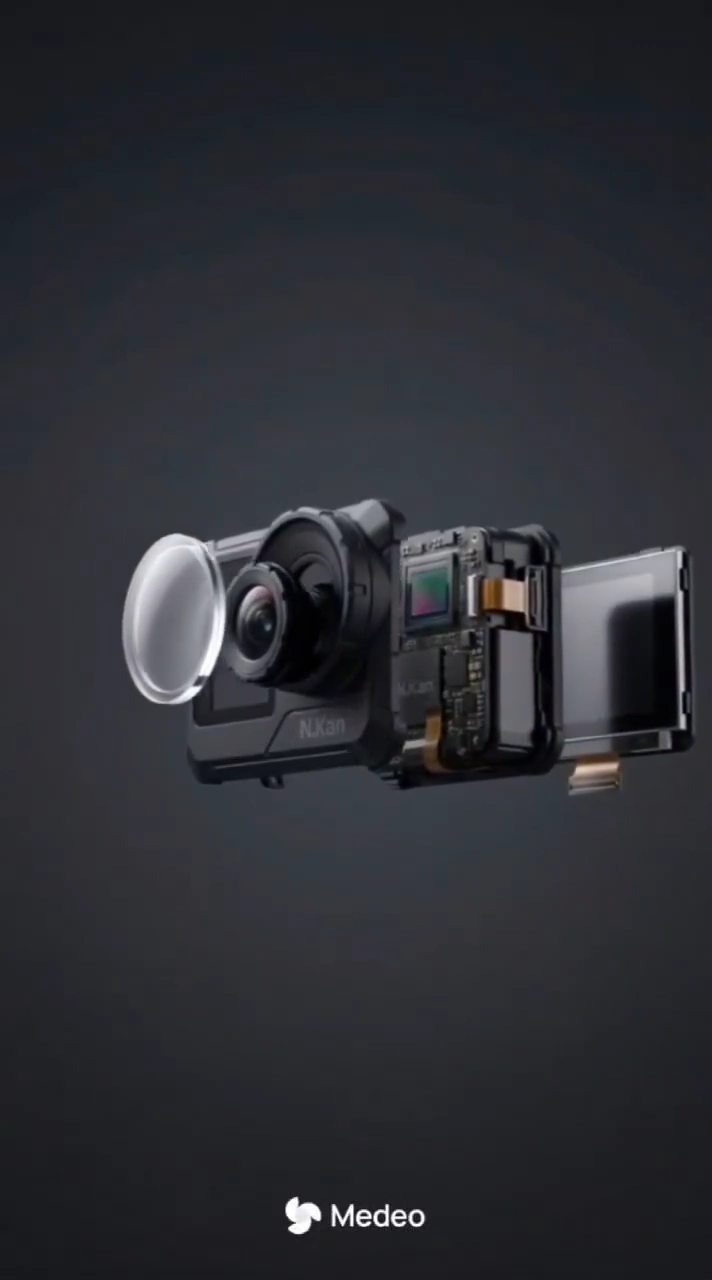 Anatomy of Innovation: Five-Part Action Camera Disassembly Without Distractions