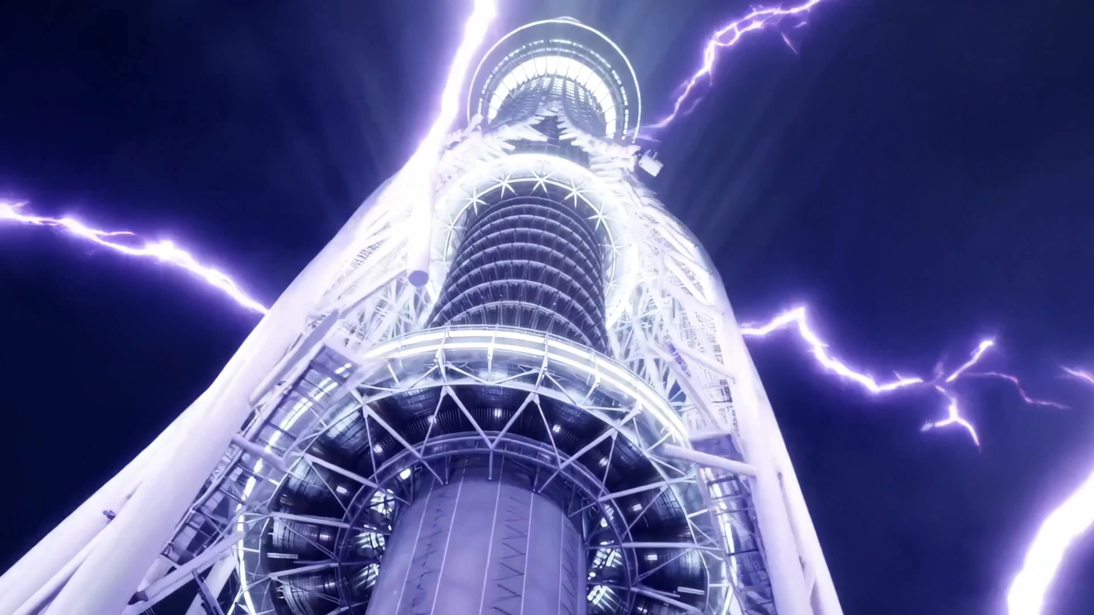 From Urban Giant to Cosmic Cannon: A Tower's Electrifying Launch