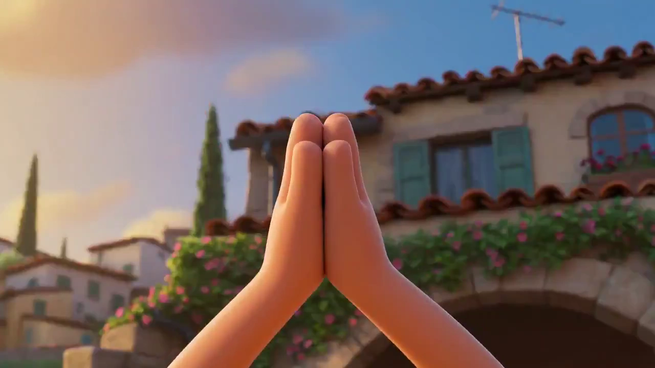 A mischievous child and vendor clash in a sunlit ice cream duel