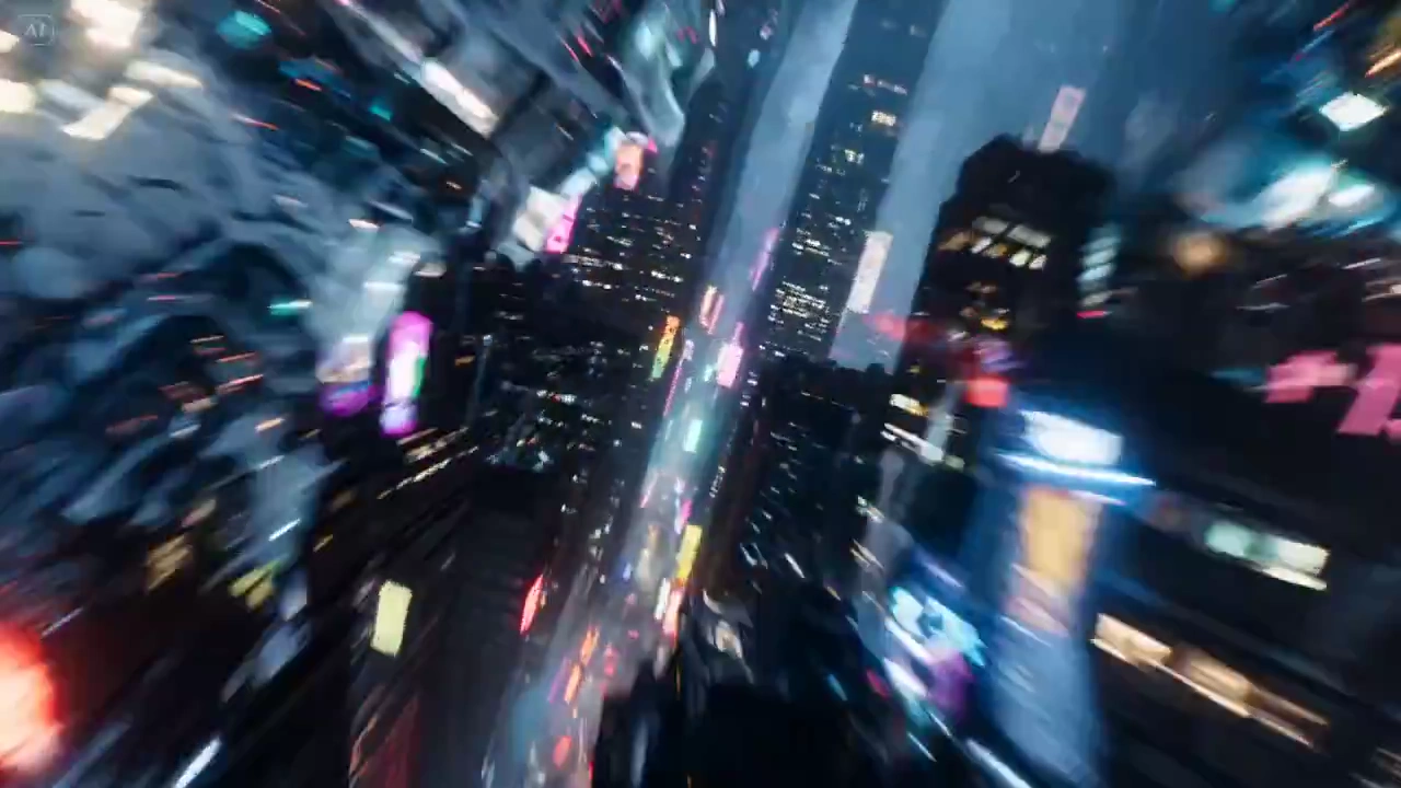 Data Storms and Teleportation in a Multiverse Cityscape