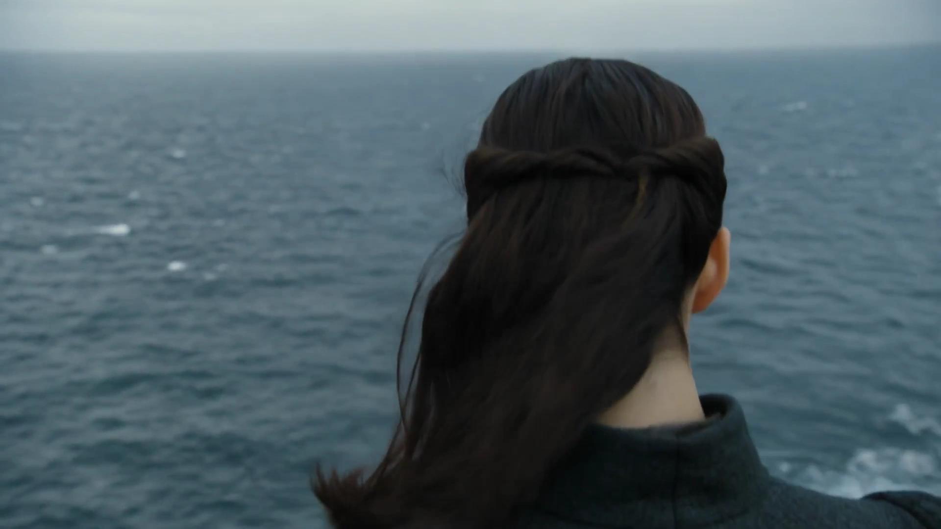 Cliffs, Ocean, and One Woman Against the Storm