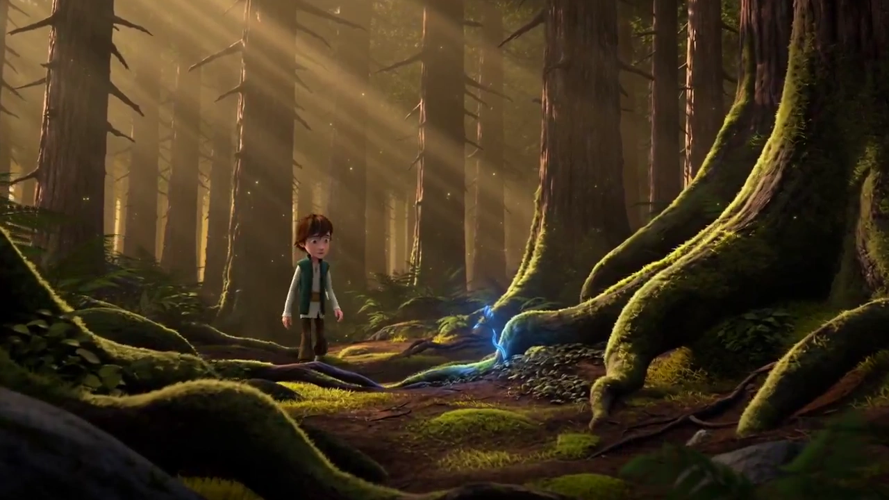 Enchanted Forest Curse Awakens Heroic Creature in Cinematic 3D Story