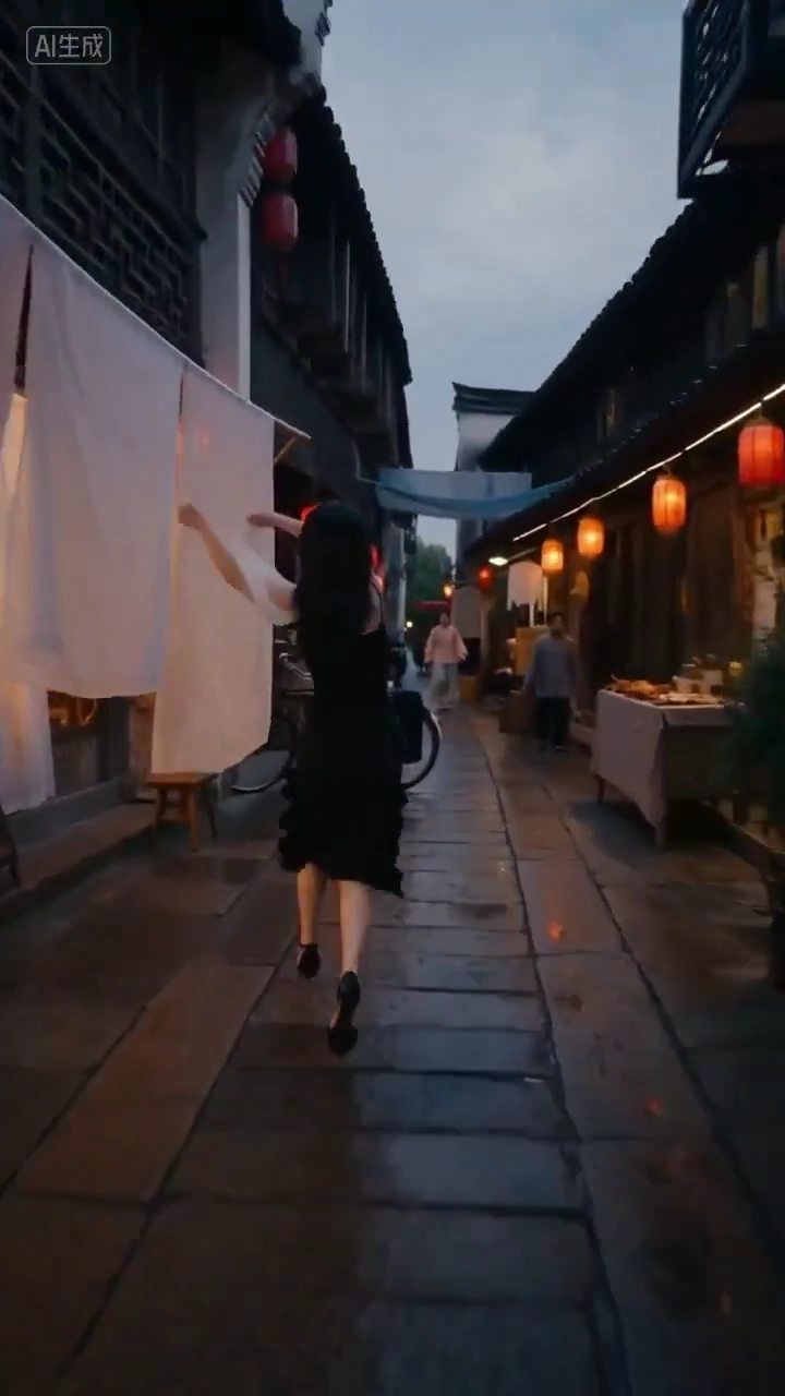 Fierce Parkour and Visual Grit in a Twilight Ancient Town