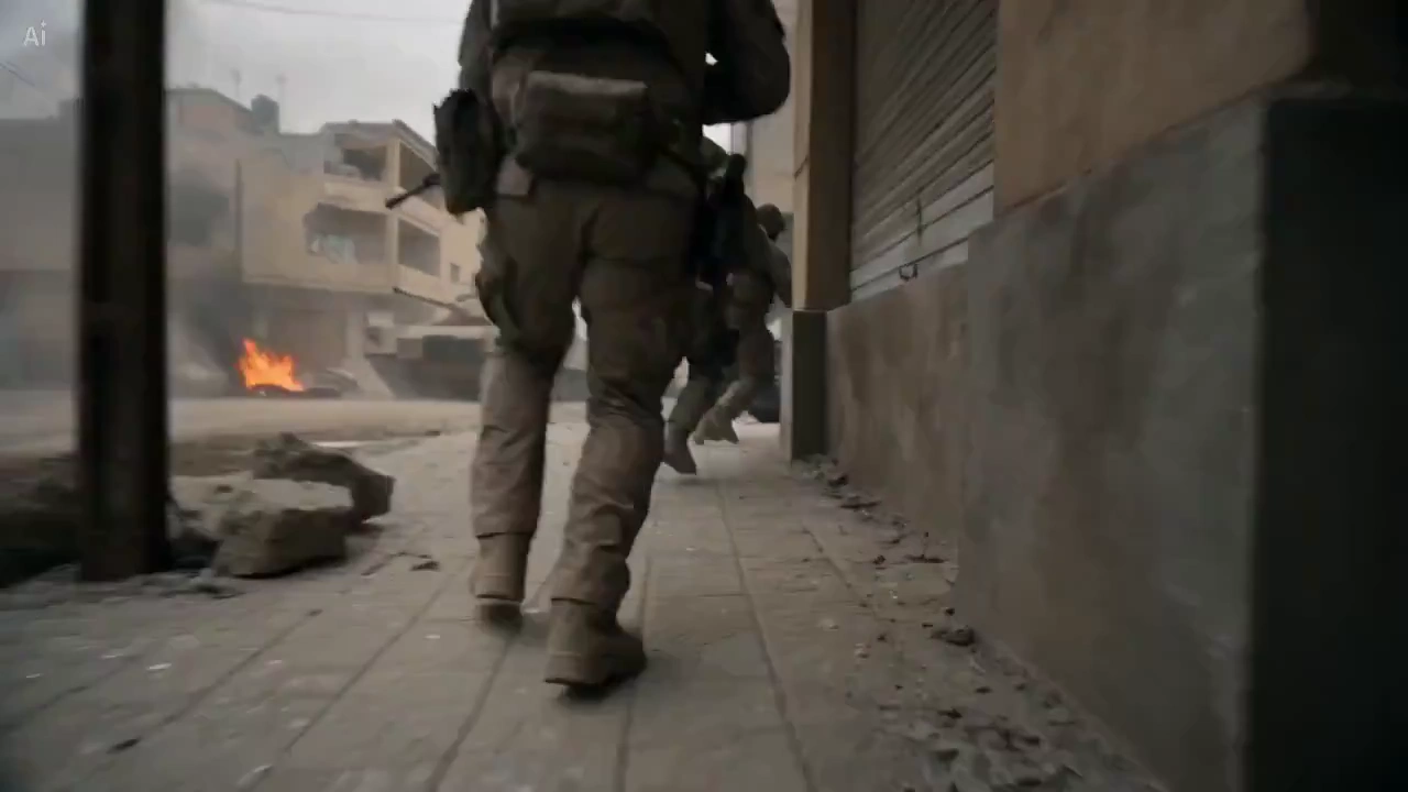 Crafting Brutal Realism: A Tactical War Scene Powered by AI Animation
