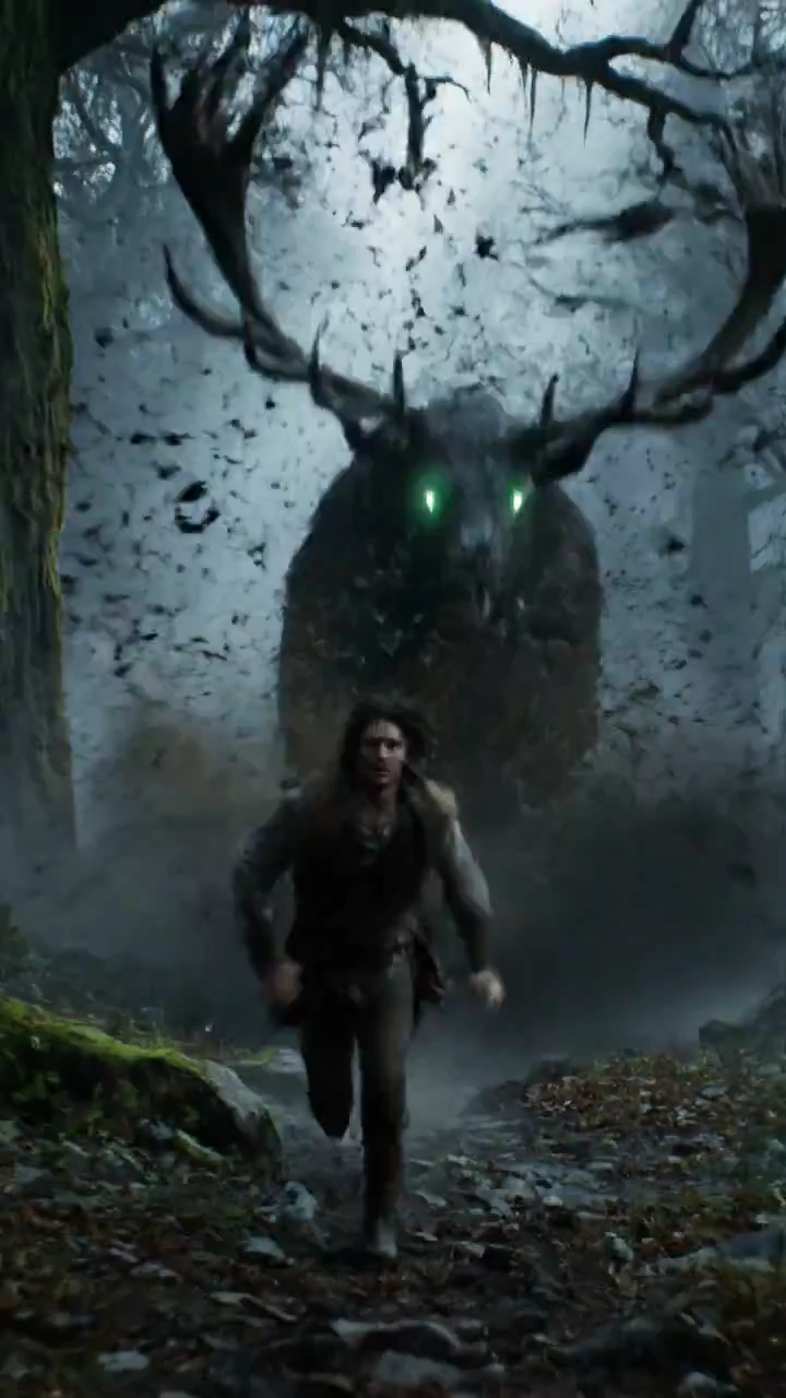 Chased by a Mountain-Sized Stag: A High-Speed Forest Pursuit