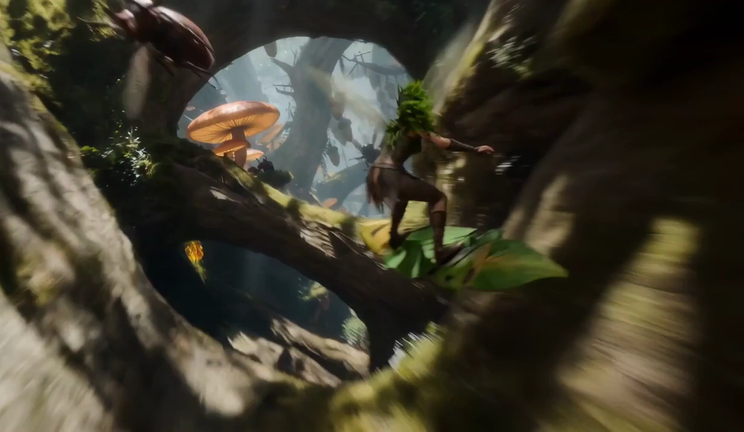 Pixar-Level Vertical Fungal Bazaar Concept Unleashed