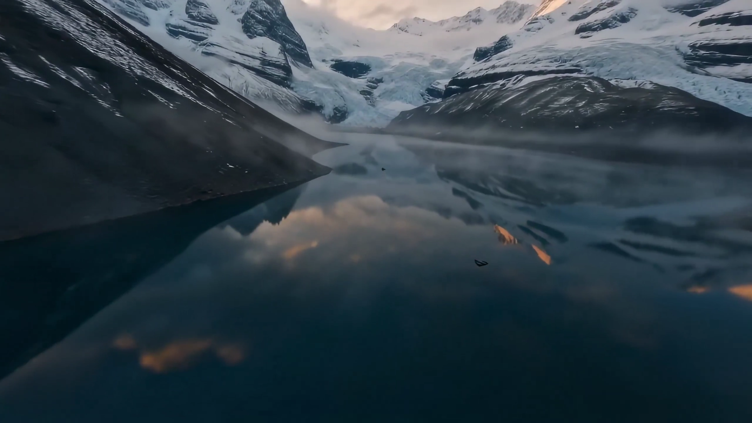 Epic Mountain Morning: A Hypnotic Drone Descent and Spiral