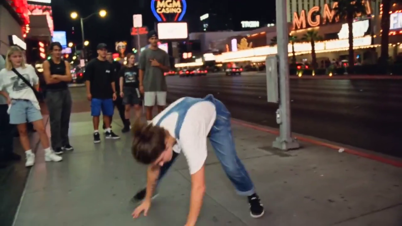 Dusk Dance Vibes: Hip-Hop Moves and Crowd Cheers in 90s Style