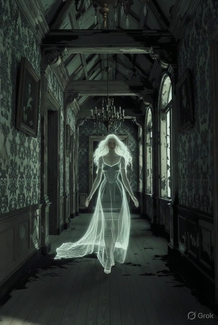 Ghostly Apparitions in Dark and Dusty Corridors