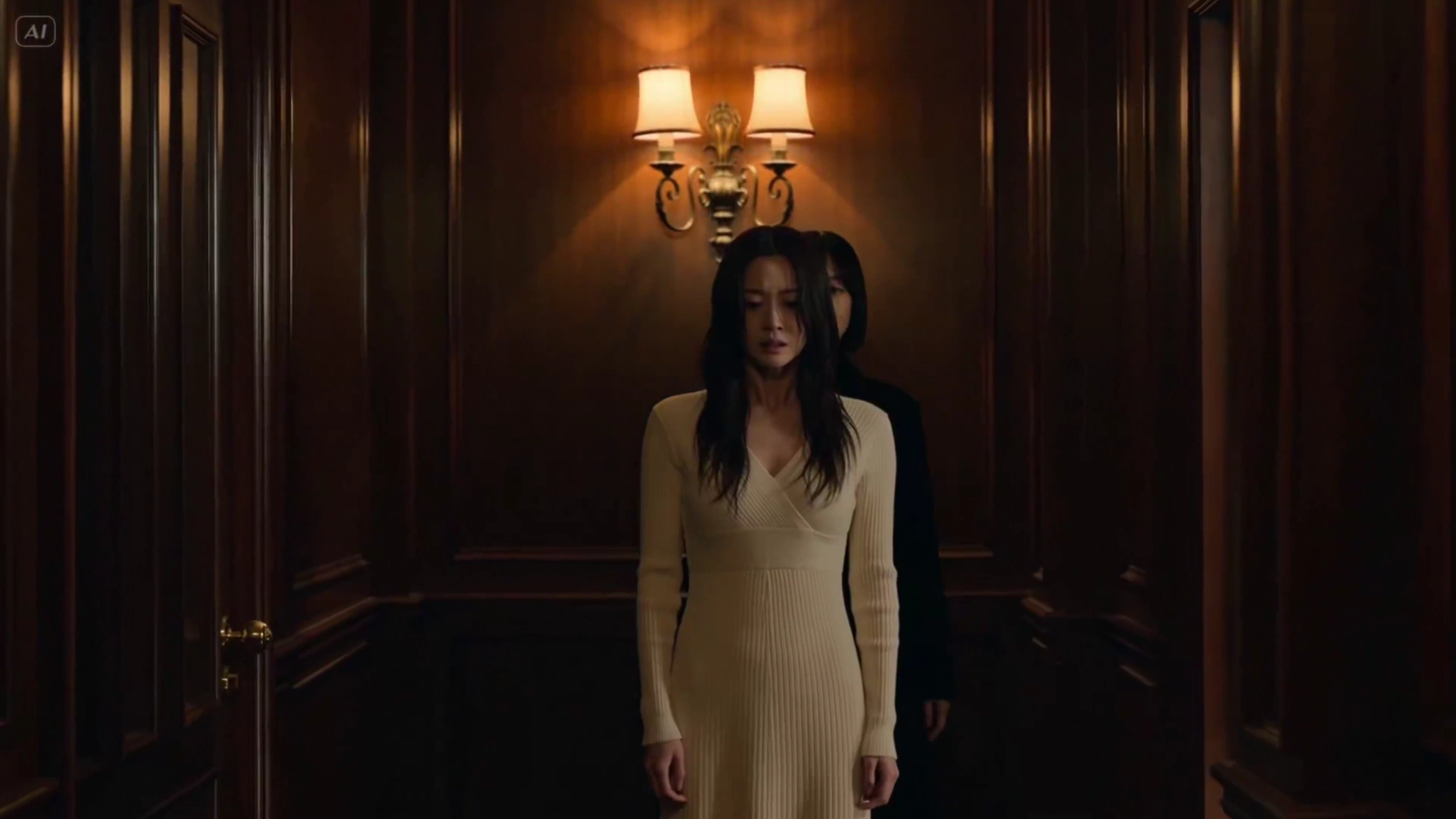 Breathless Pressure in an Elegant Psychological Thriller Scene