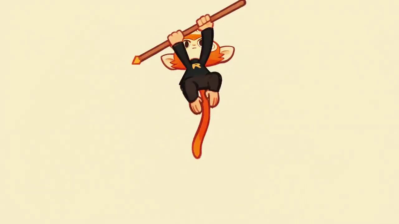 Samurai Jack-Inspired Monkey Master Executes Flawless Acrobatic Combat