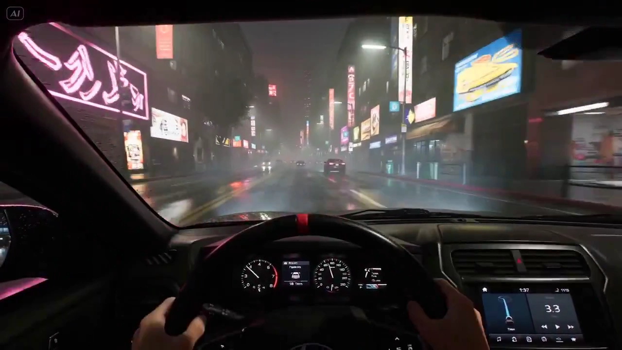 Racing Through the City: A POV Drive Like No Other