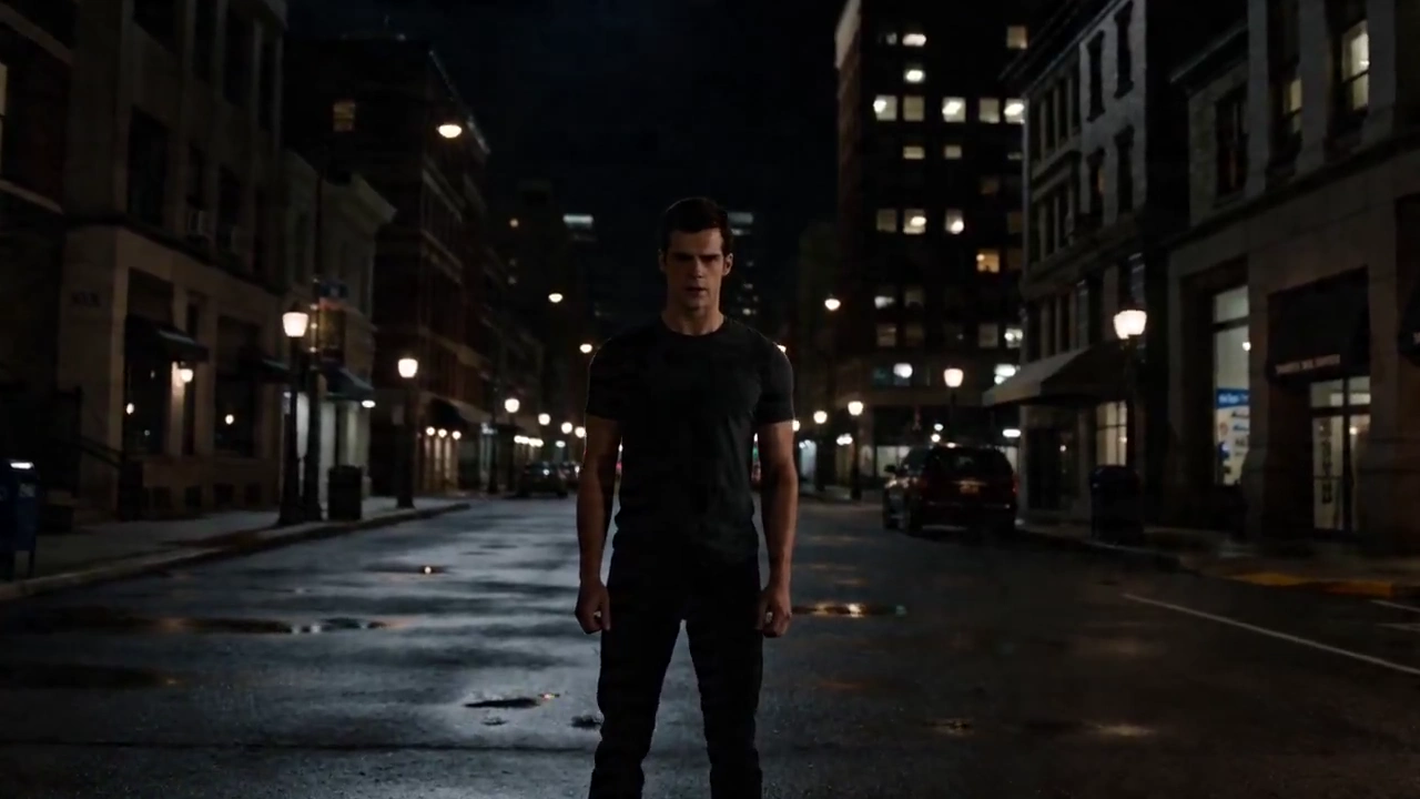 Nighttime Metamorphosis: From Ordinary to Flaming Superhero