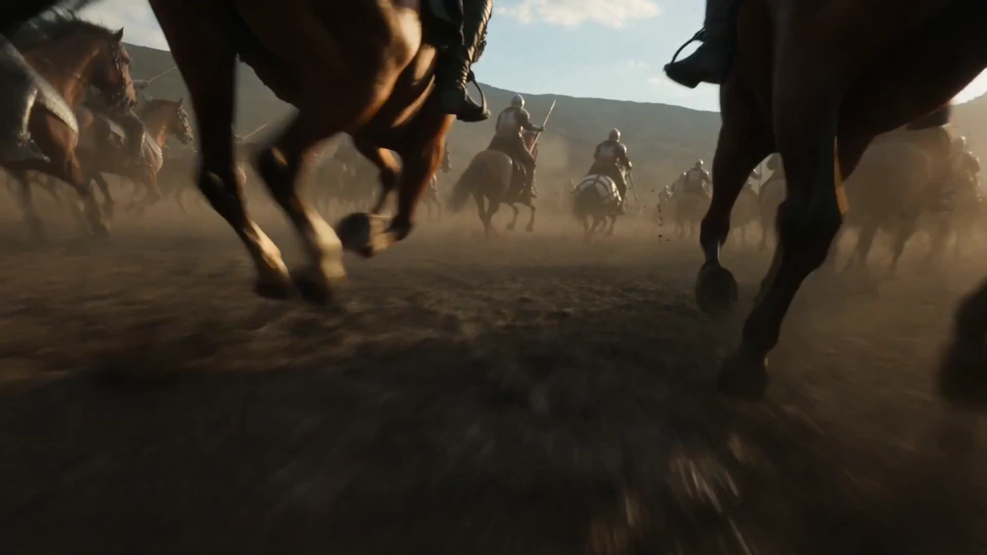 Cinematic FPV: Thundering Cavalry in a Medieval Battlefield