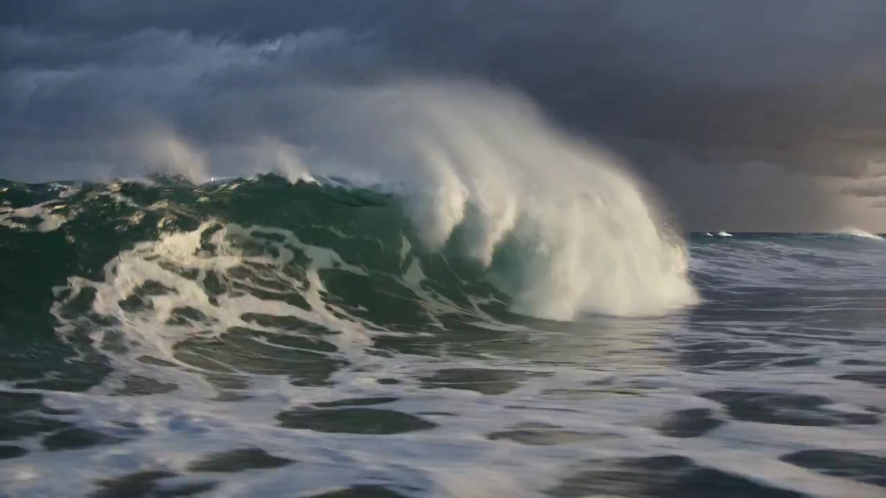 Tempest Creature Rises Amid Ocean Fury