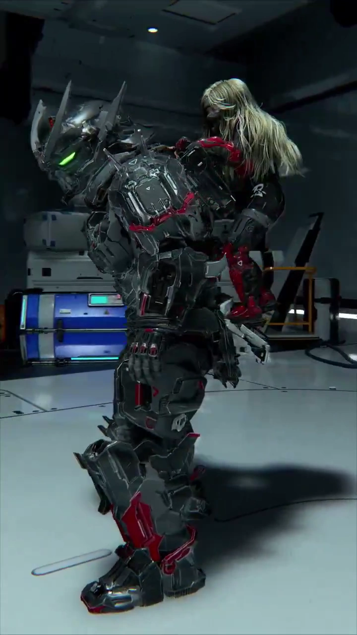 Epic Mech Pilot Scene: Sci-Fi Battle Ready