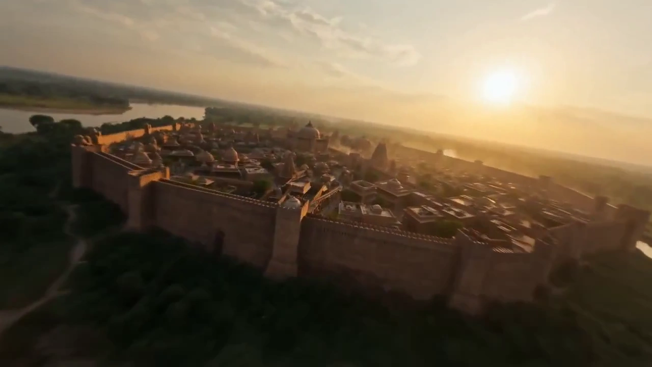 Epic FPV Flight Over Surasena's Ancient Majesty