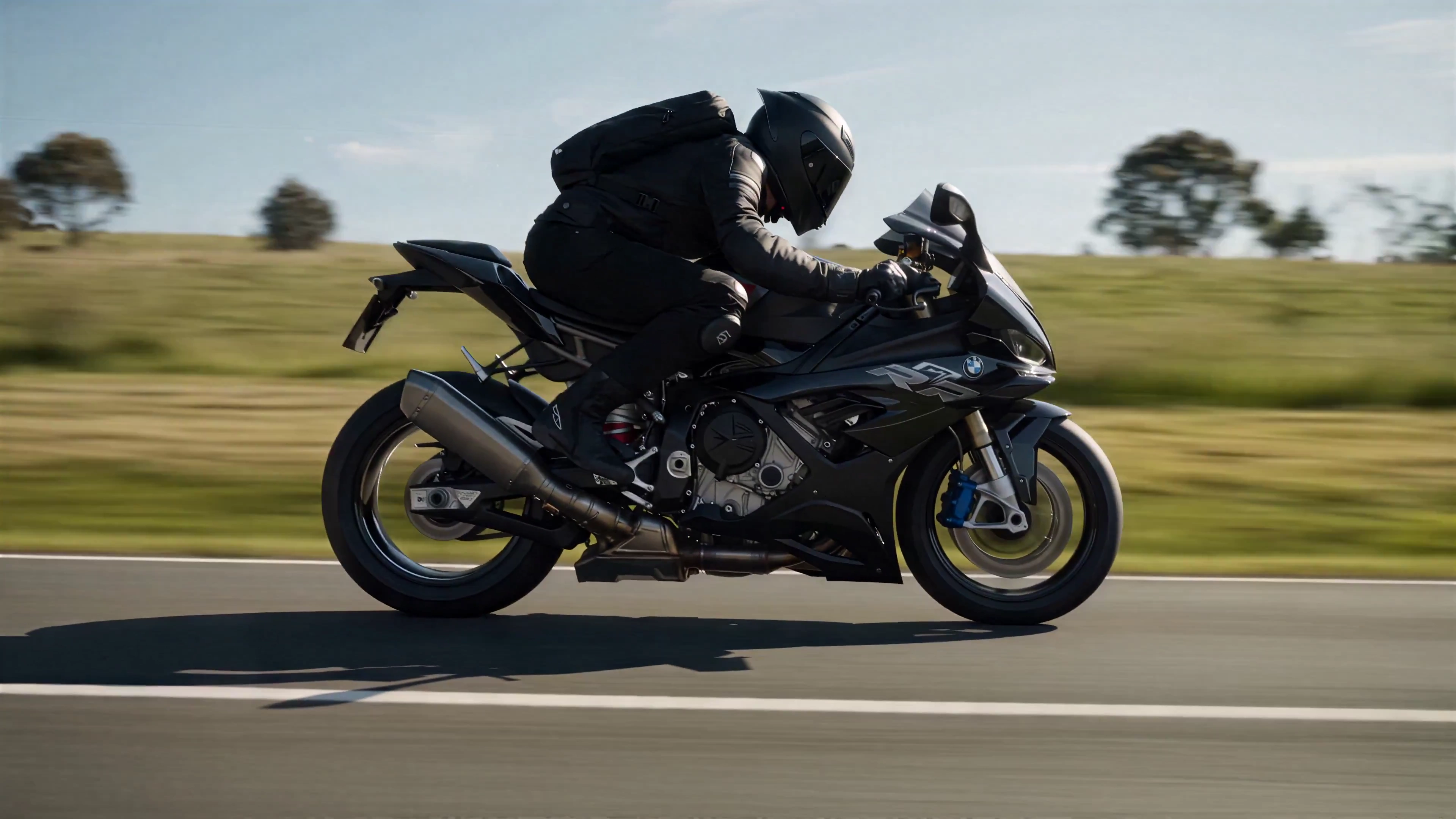 Cinematic Motorbike Journey: Speed Meets Control