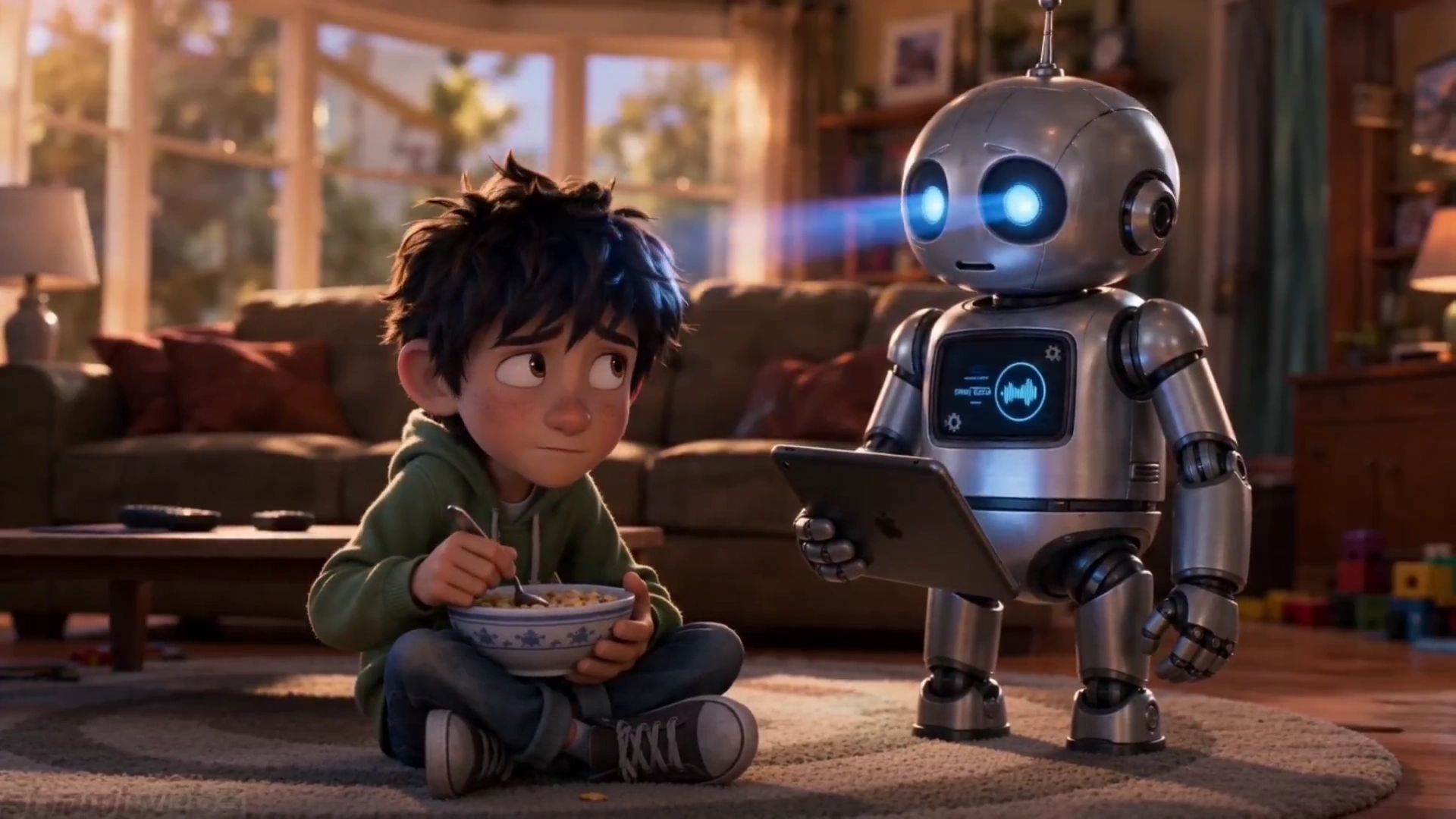 Soggy Cereal, Robot Tears: The Unexpected Bond Between Boy and Machine
