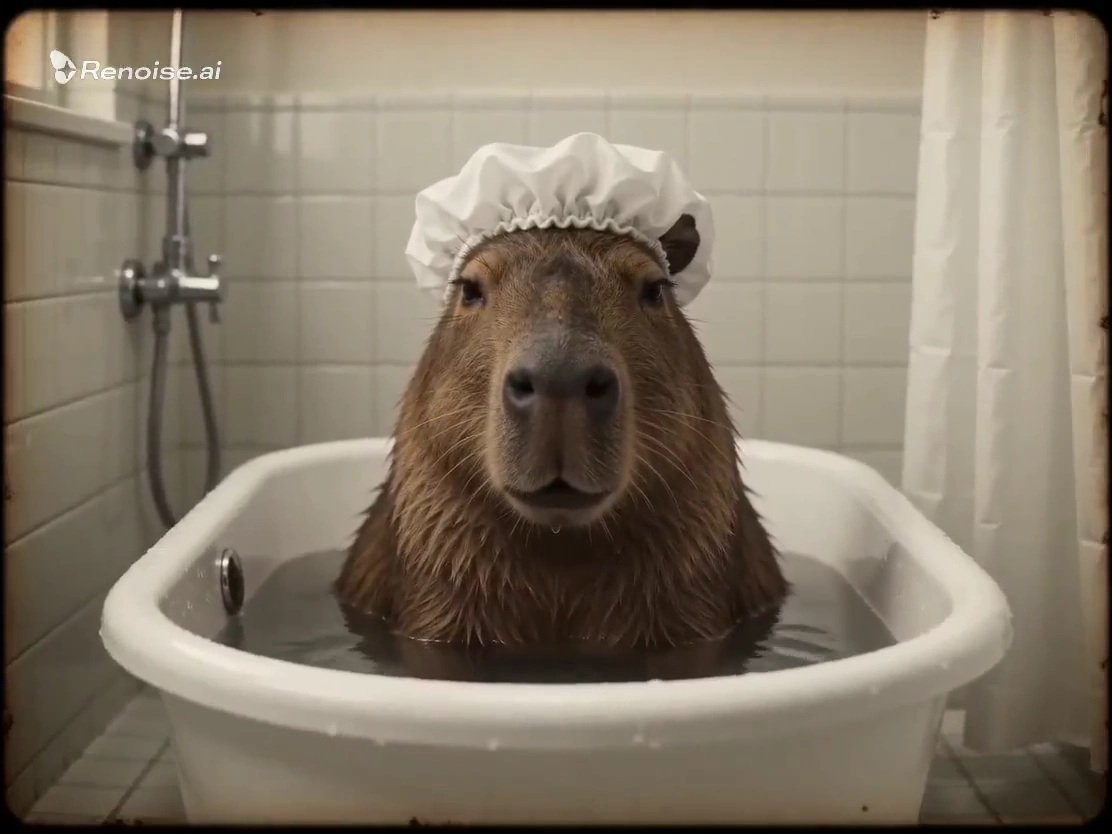 Capybara Chill Meets Neon Juice Rush