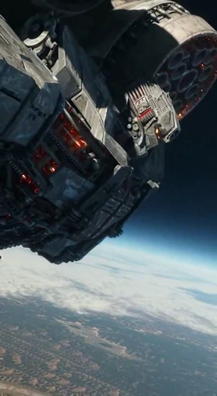 Cataclysm from Above: Mecha's Orbital Strike Redefines Destruction