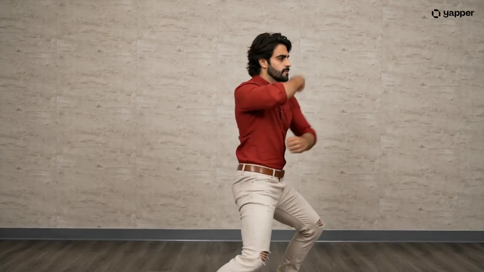 The Crunch of Footsteps on Smooth Mat