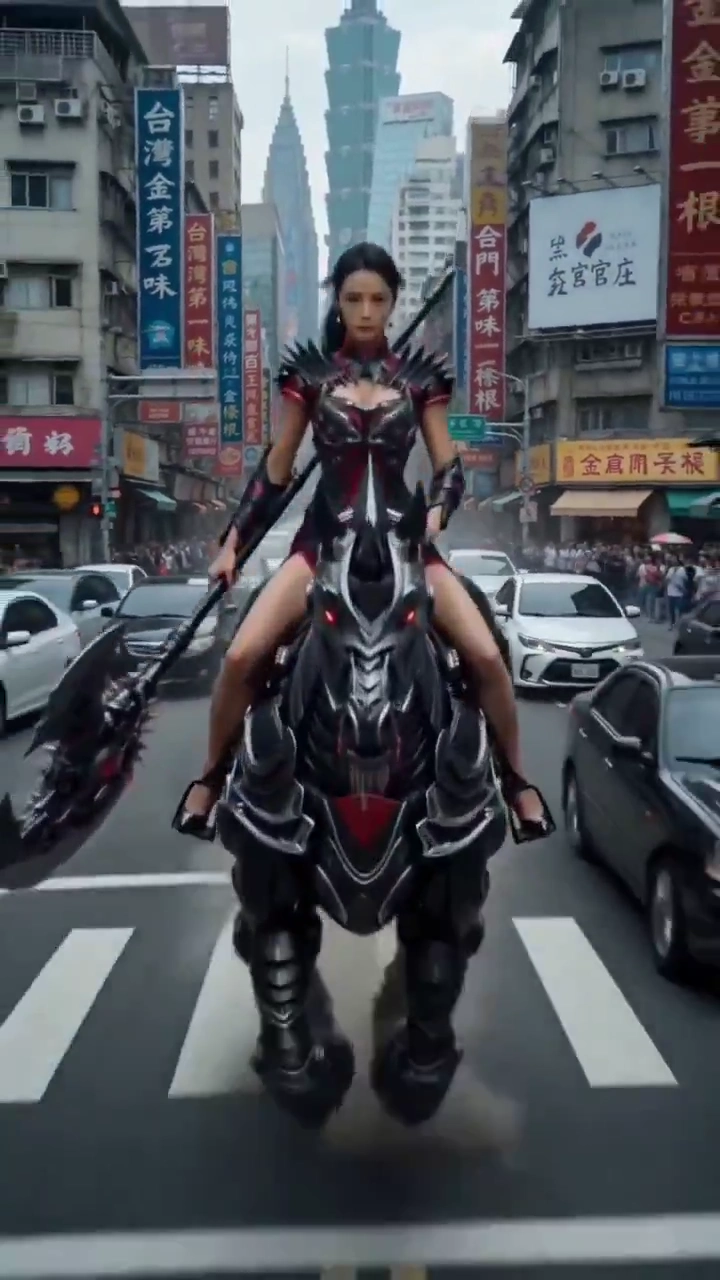 Steel and Fire: The High-Speed Saga of a Futuristic Warrior