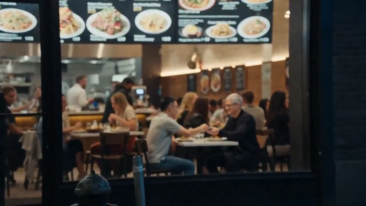 Candid Zoom-In on Two Friends in Upscale Dining