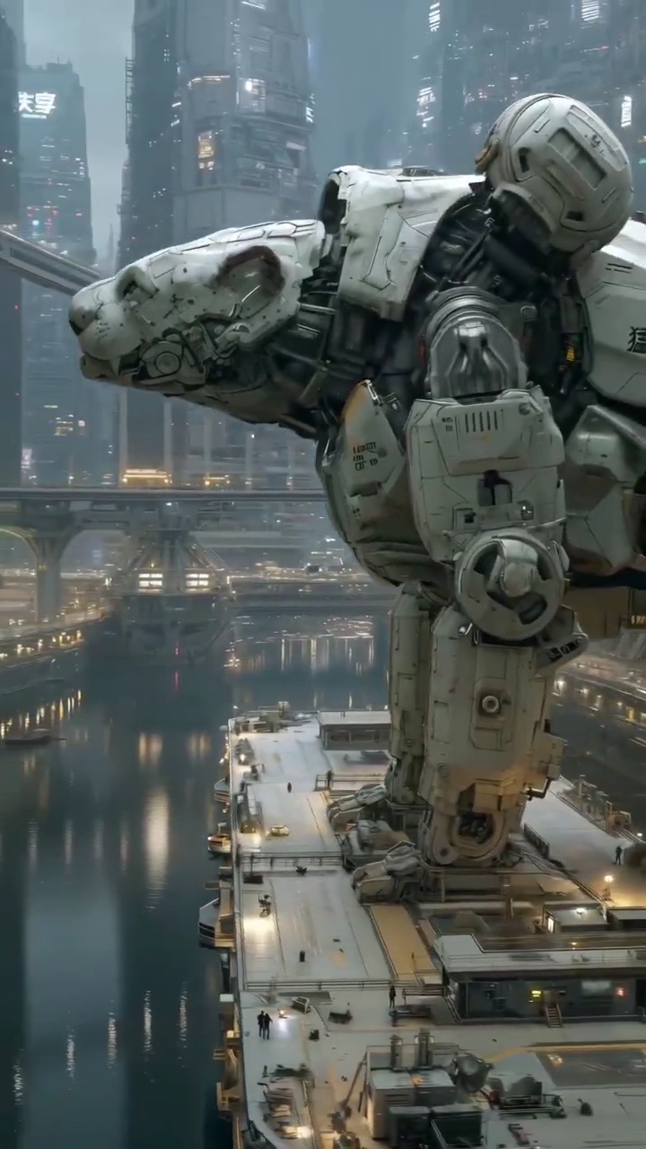 Vertical Ascent of the Colossal Cyber Mech