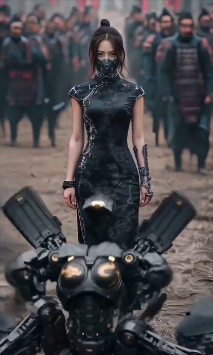 Ancient Battlefield Meets Futuristic Armor in Epic 8K Cinematic Battle