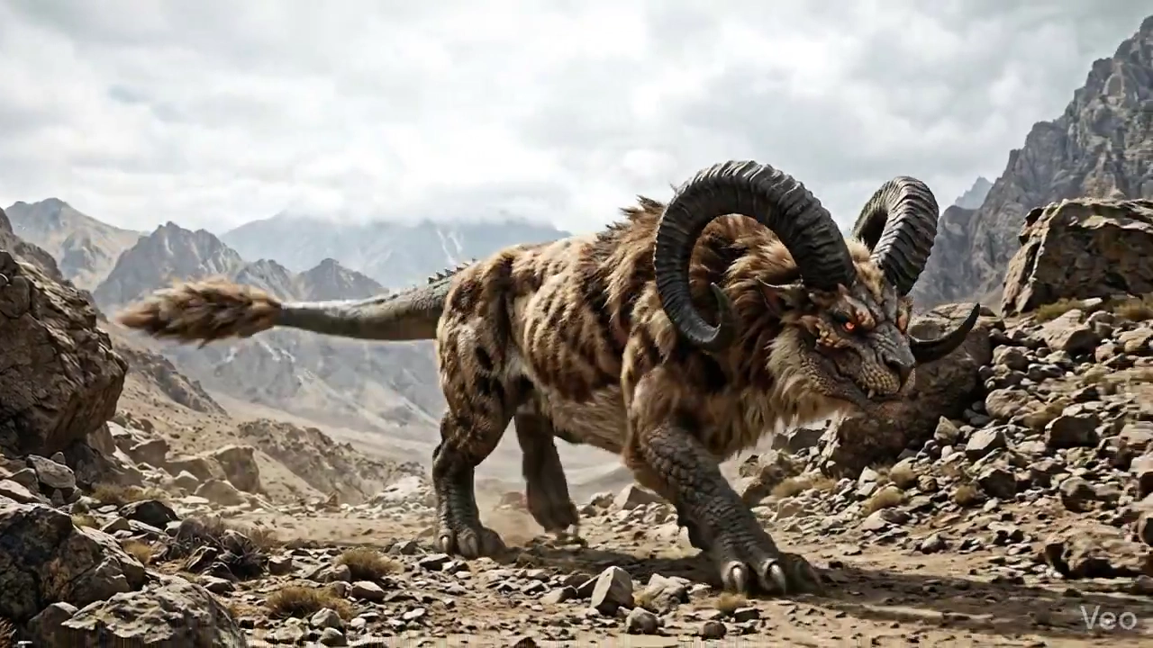 Unleashing the Chimera: A Wasteland Predator in Motion