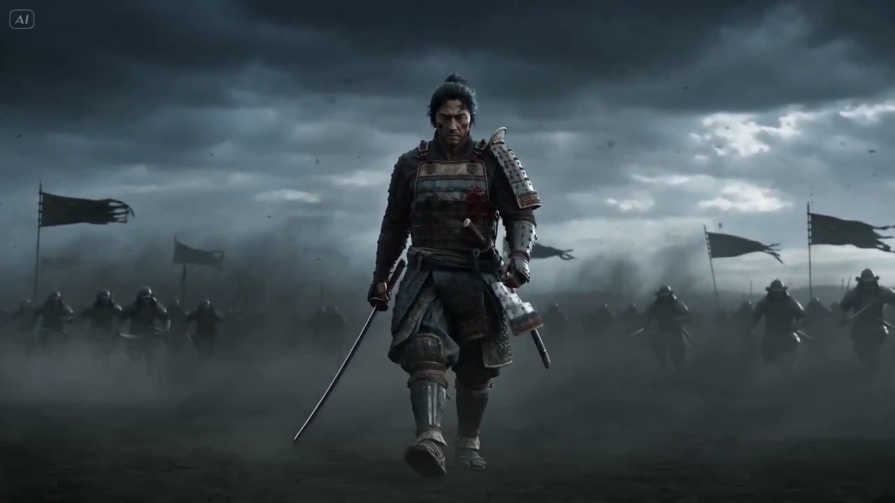 Fury Unseen: Multi-Slash Chaos of a Lone Samurai