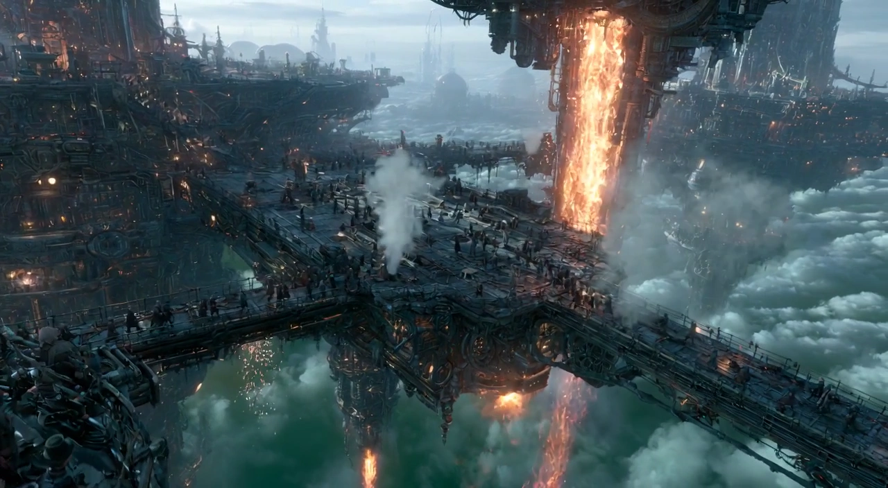 Floating Bridges and Molten Skies of the Great Convergence