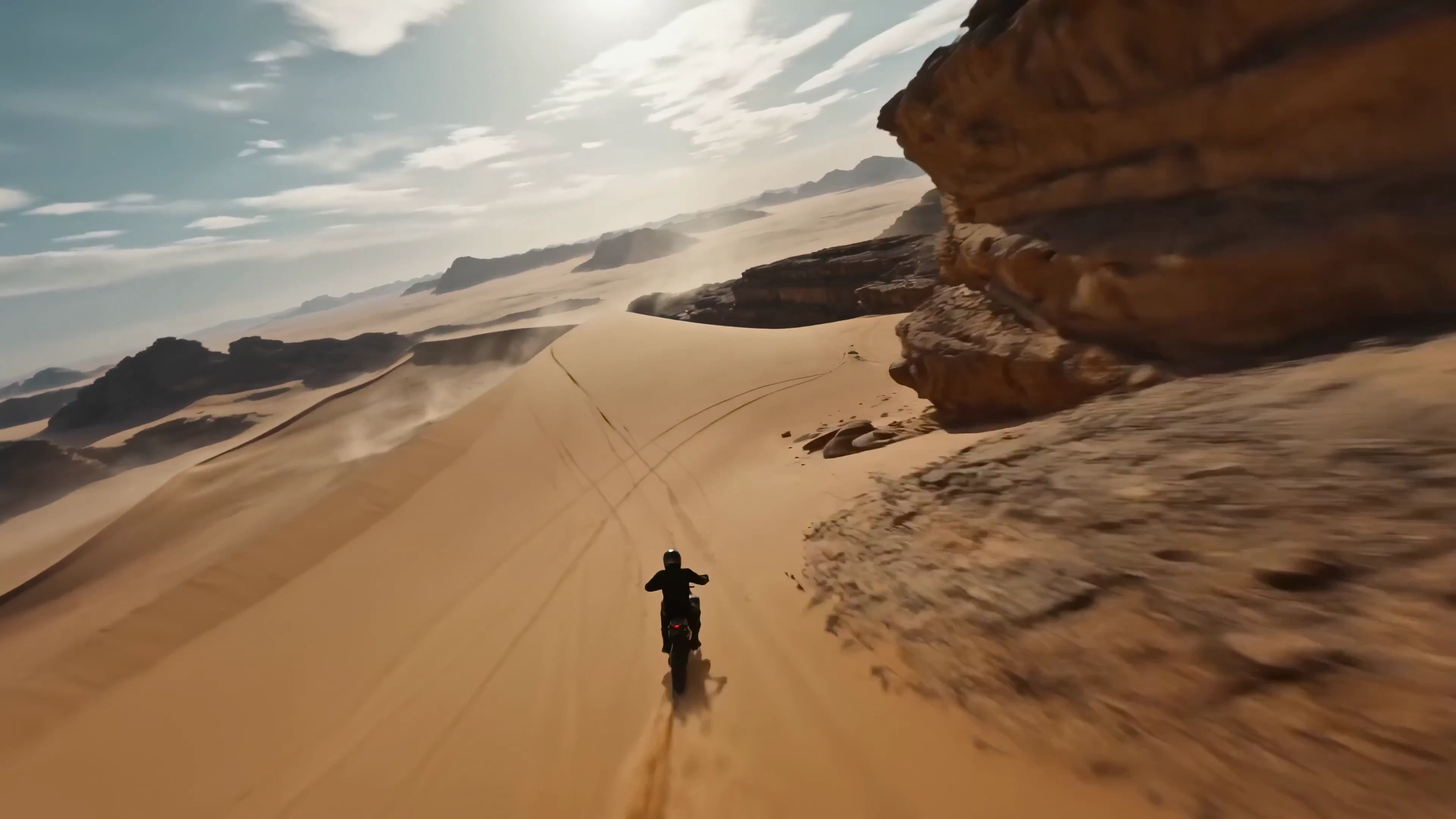 Fluid Motion: Desert Action in One Continuous Take