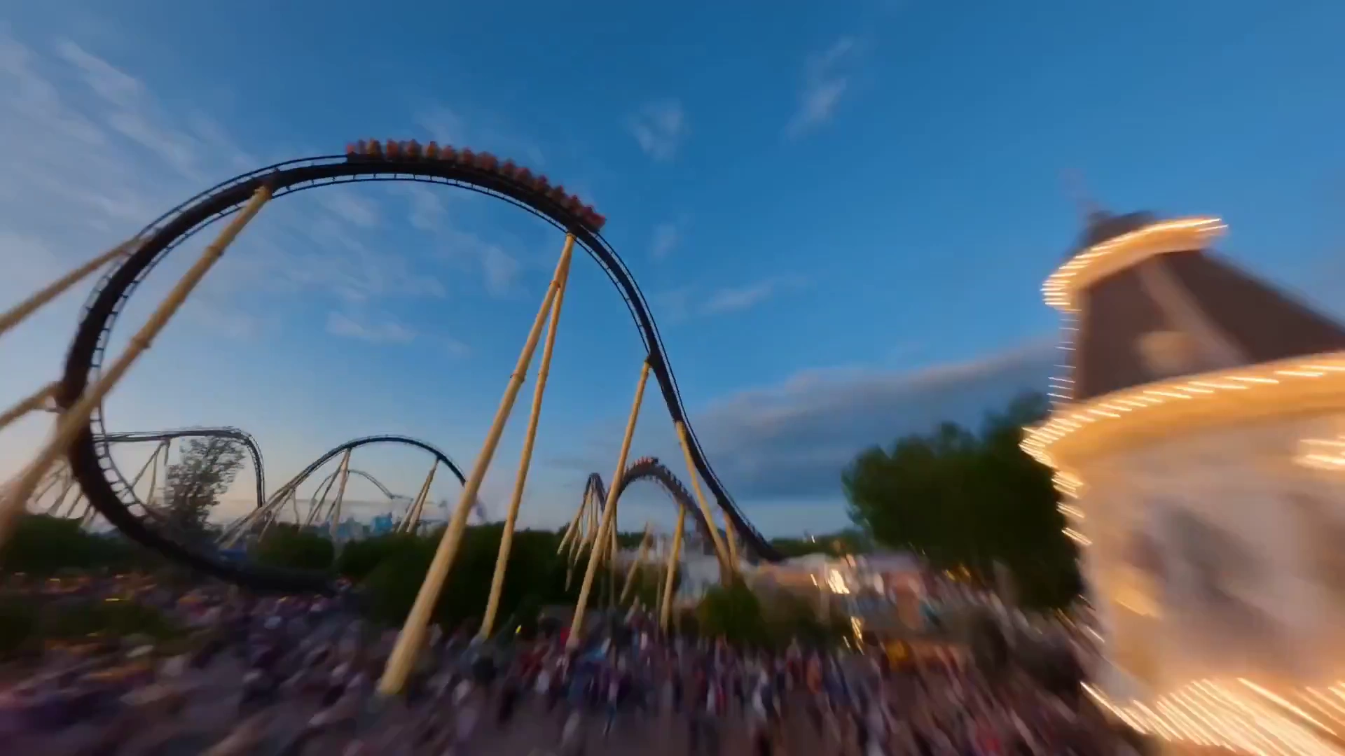 High-Speed FPV Flight Amid Disneyland’s Fantasy Worlds