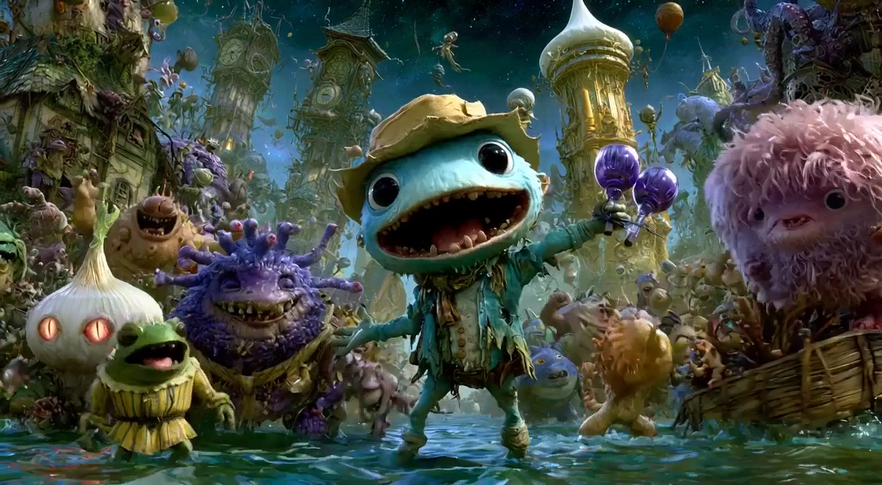Symphony of Laughter in a Monster-Run Bay