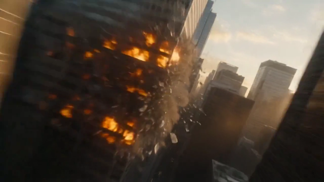 Golden Hour Destruction in Slow Motion
