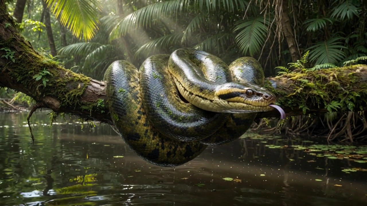Secrets of the Amazon: The Majesty of the Green Anaconda Revealed