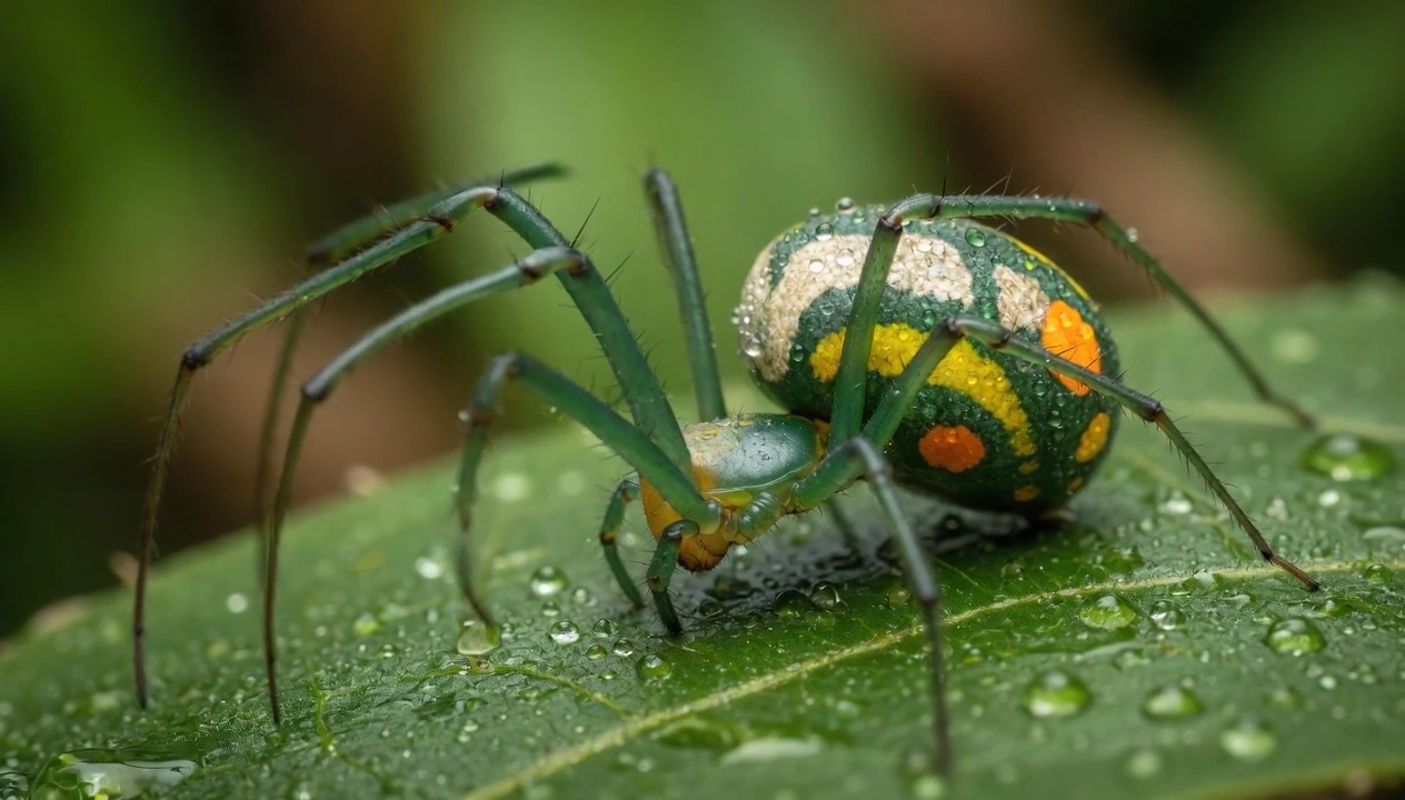 The Enigmatic Beauty of an Exotic Spider Revealed