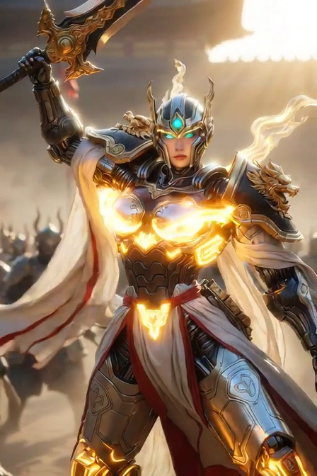Ancient Legends Meet Futuristic Might in Stunning Visuals