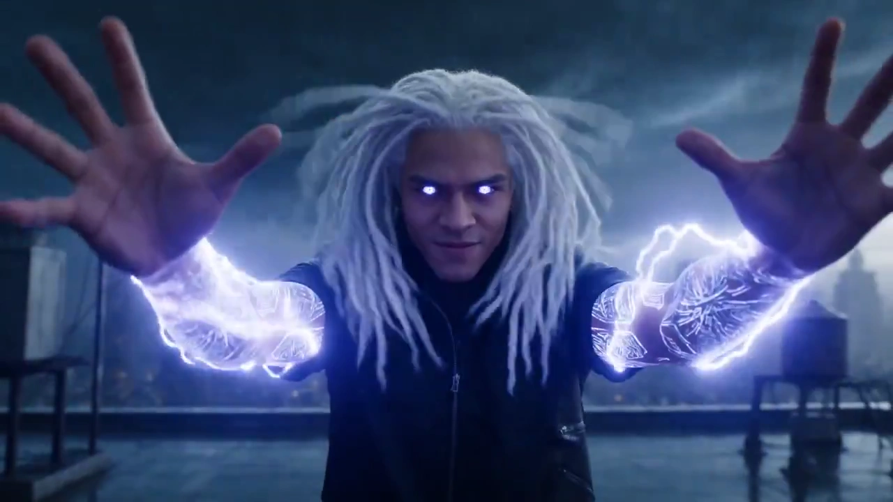 Electrifying Showdown: The Storm's Living Conduit